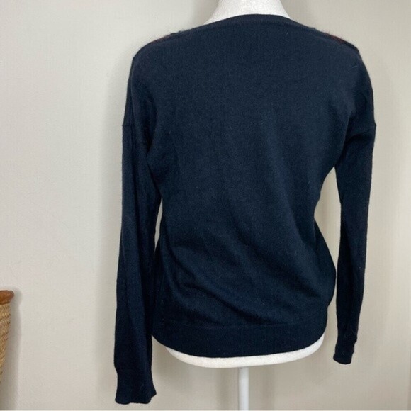 J. CREW wool rabbit hair blend preppy academia retro striped sweater stripe XS/S - Picture 8 of 10